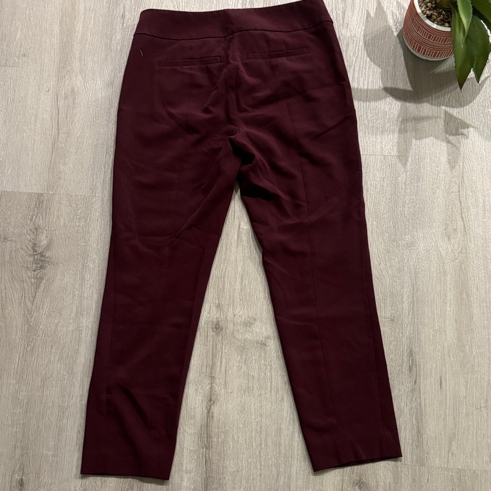 LOFT Deep Red Pants - Picture 3 of 4